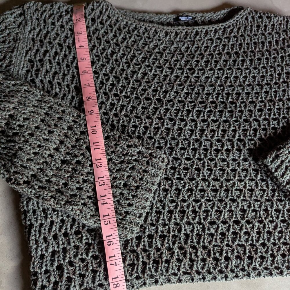 Massimo Dutti Cotton blend cutwork sweater - Picture 5 of 7